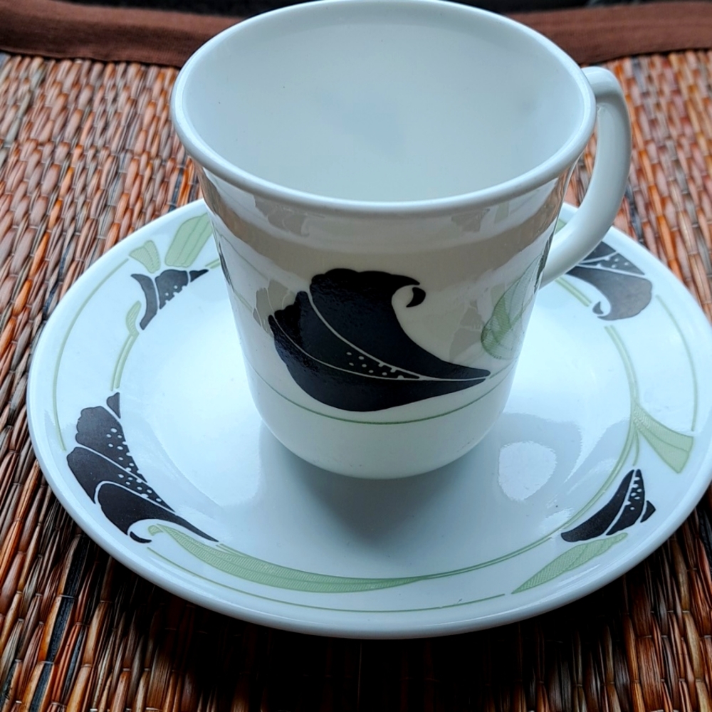 Set of 2 Vtg Corning Wear Tea Set